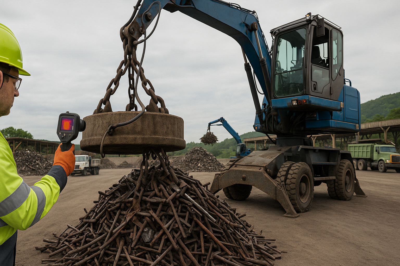 Inspeção termográfica em eletroímãs: detectar pontos quentes