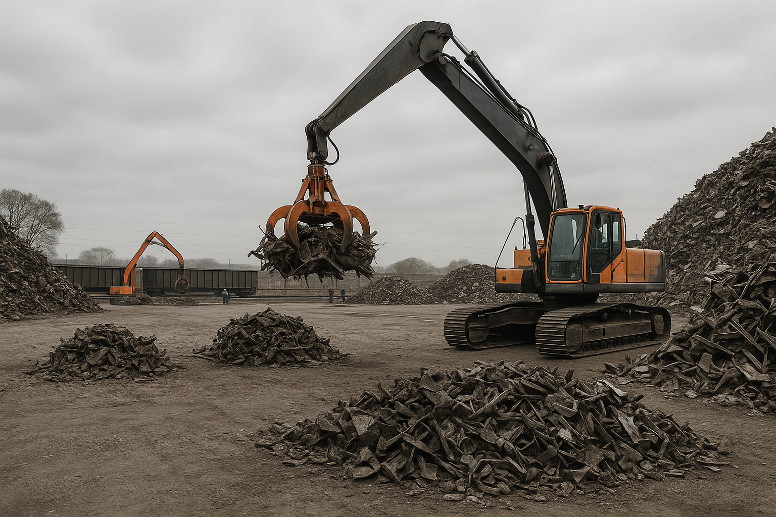 Ajuste de corrente e espaçamento em eletroímãs para sucata