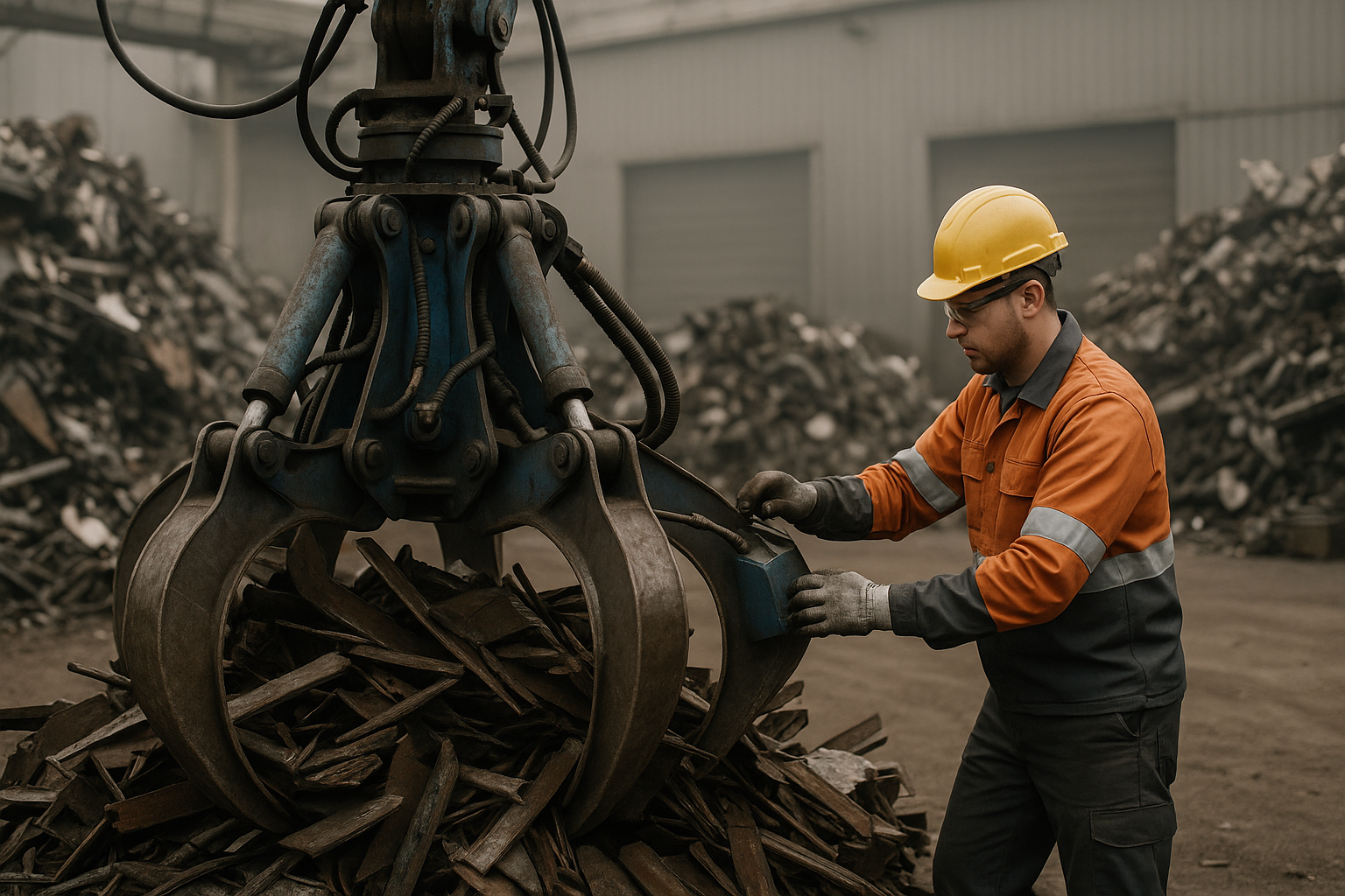 Custo total de operação em implementos para sucata