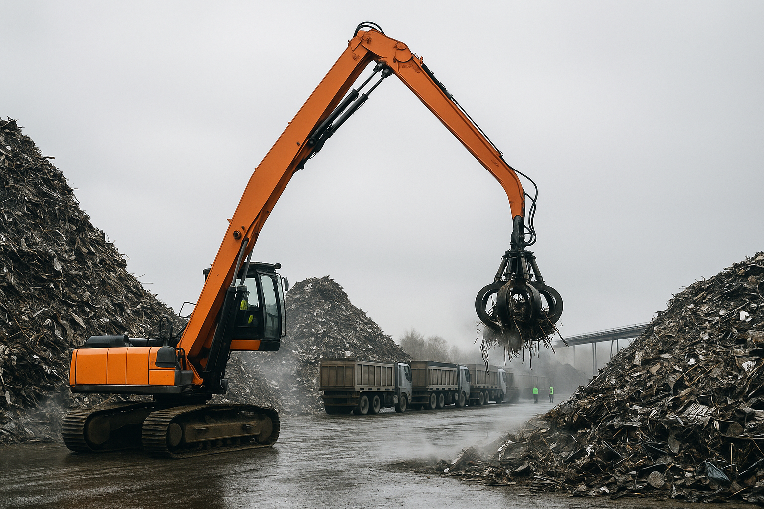 Secagem de sucata úmida reduz rejeitos no forno