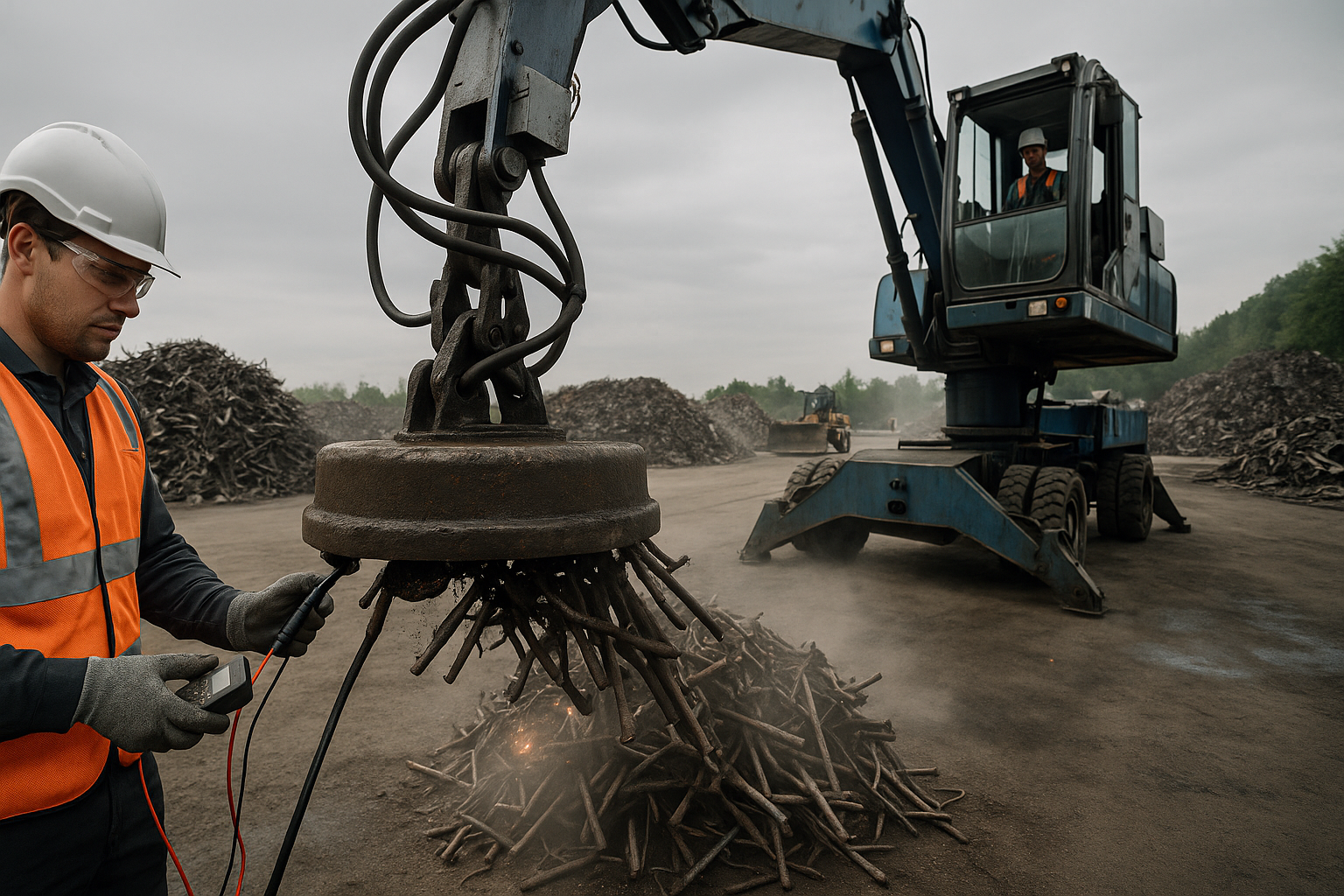 Queda de tensão e perda de força em eletroímãs