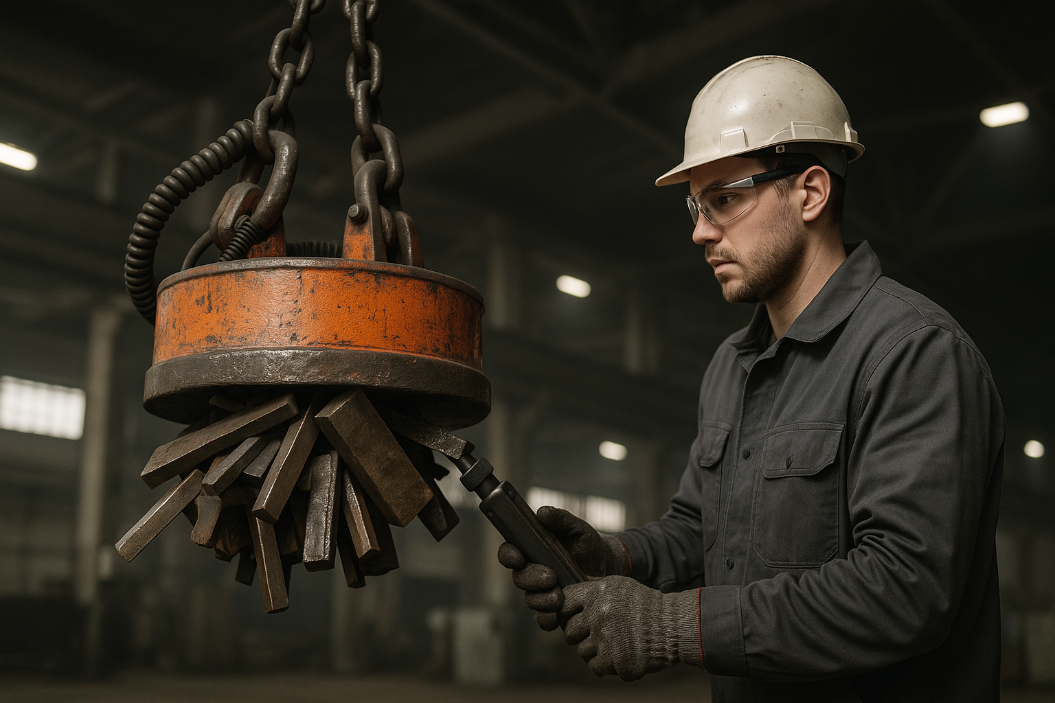 Eficiência energética de eletroímãs industriais