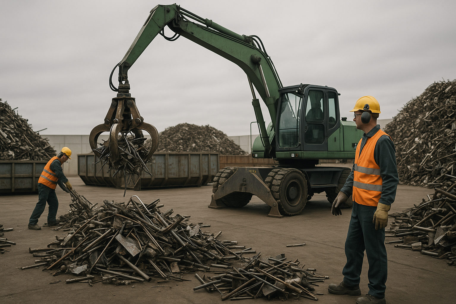Logística de recepção na reciclagem de sucata