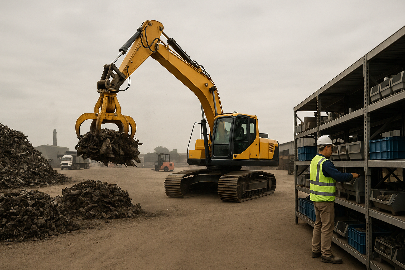 Estoque de sobressalentes para evitar paradas do forno
