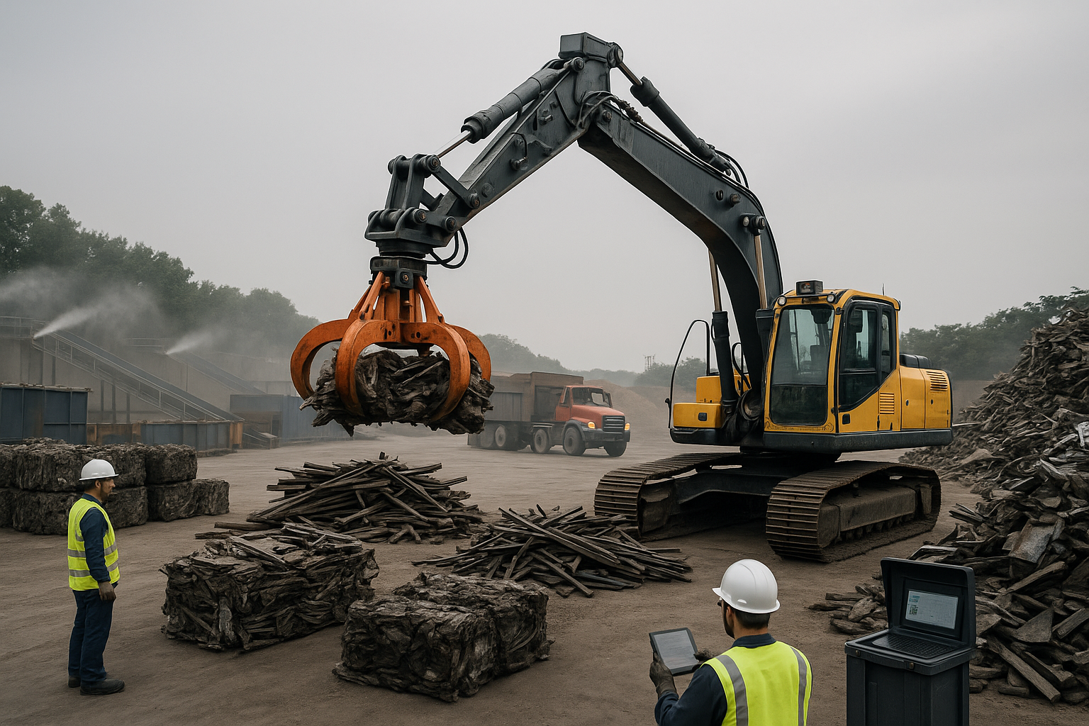 Sensorização para reduzir triagem manual em pátios