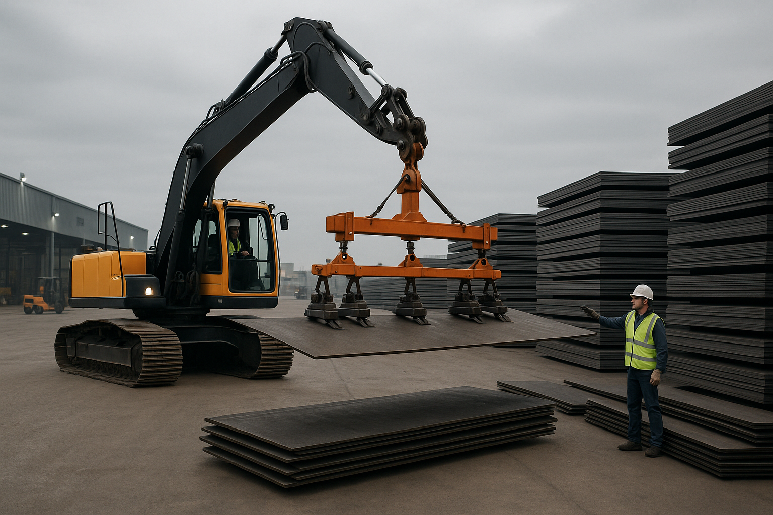 Prevenir torção ao manusear chapas com pinça