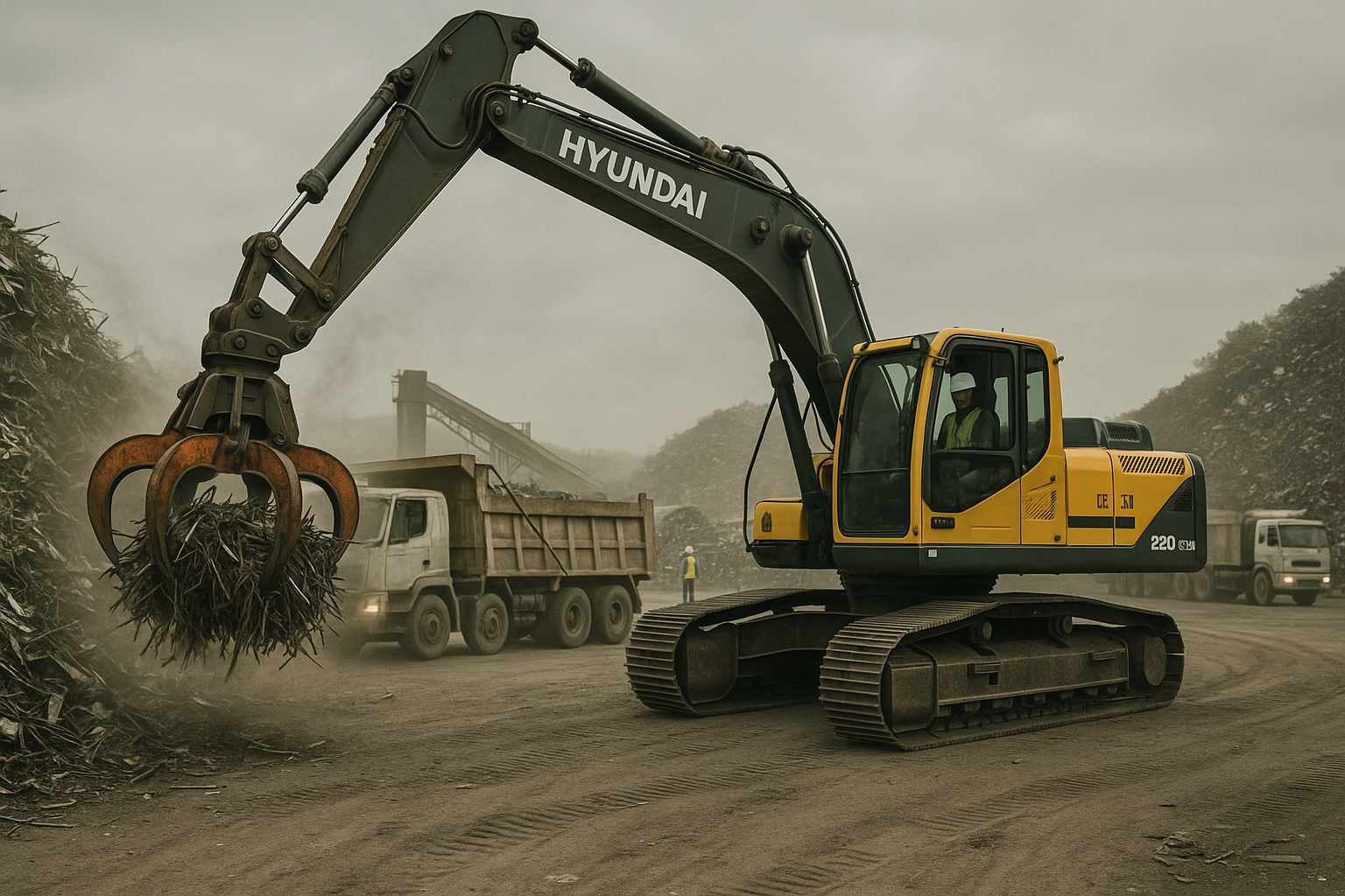 Garra sobredimensionada aumenta consumo de diesel