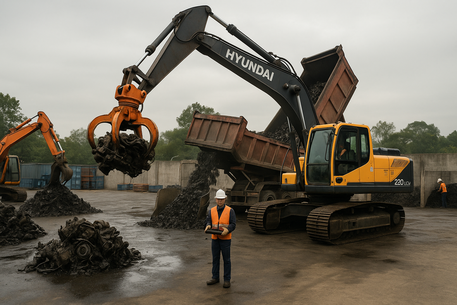 Sucata oleosa: evitar contaminação do forno de fusão