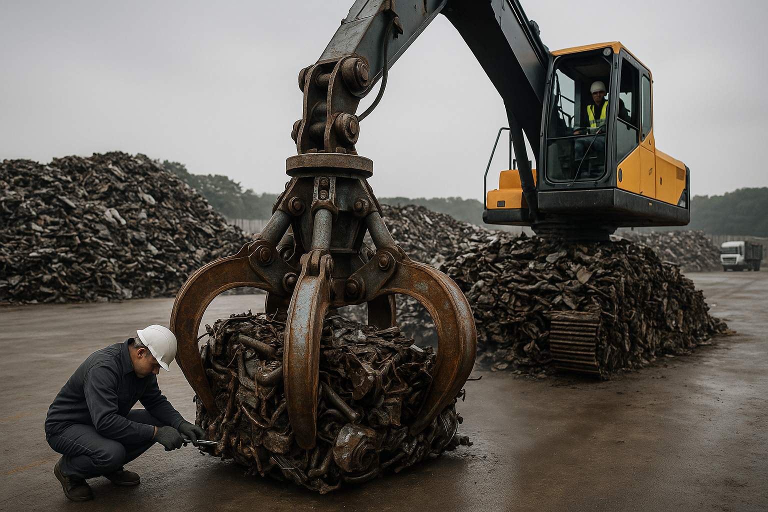 Proteção anticorrosiva para garras em pátios