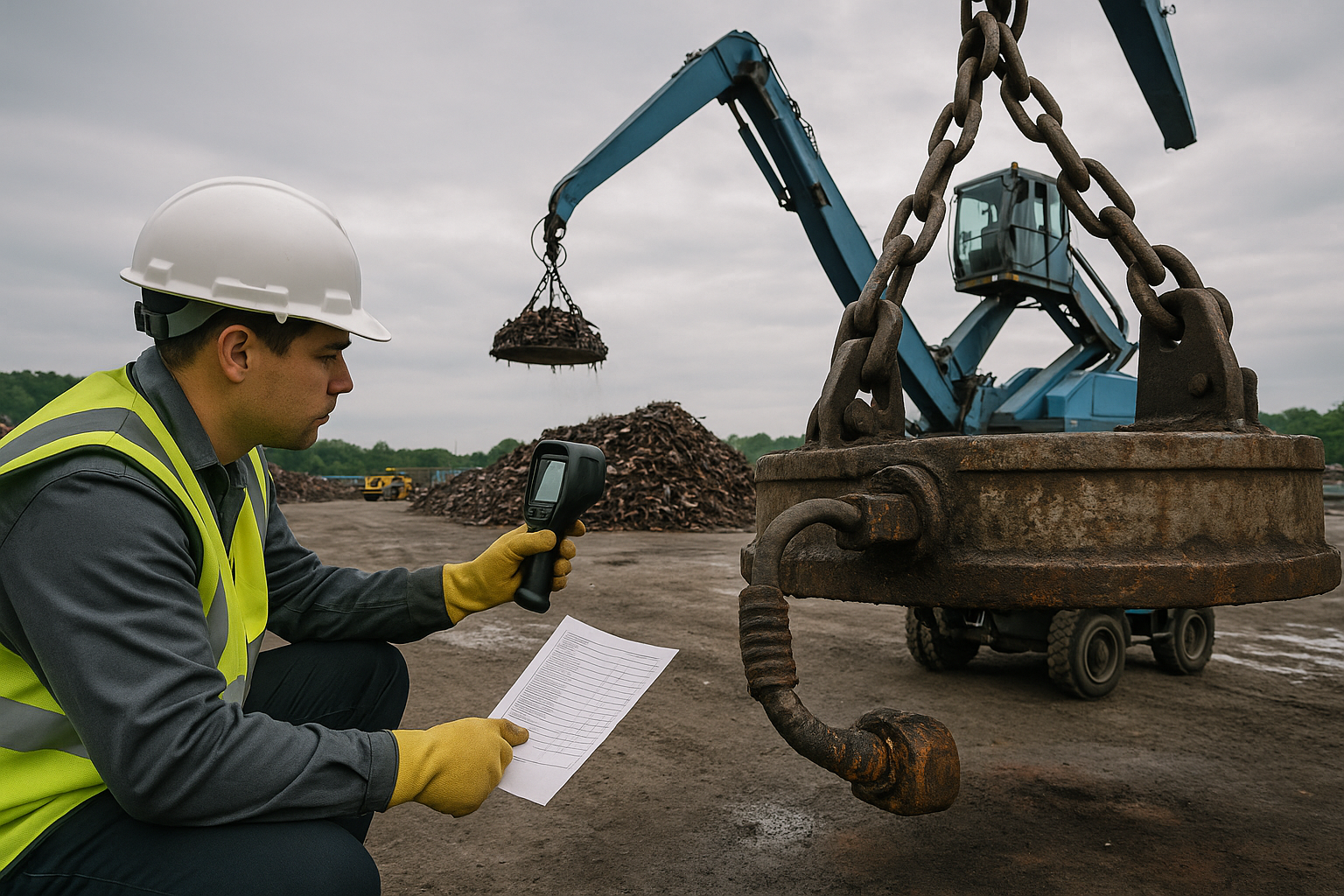 Conectores corroídos: falhas elétricas em eletroímãs