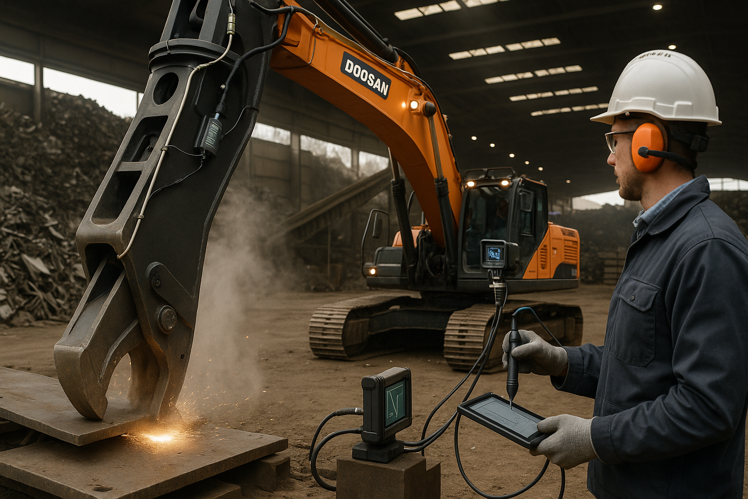 Detectar fadiga em lâminas de tesoura antes da fratura