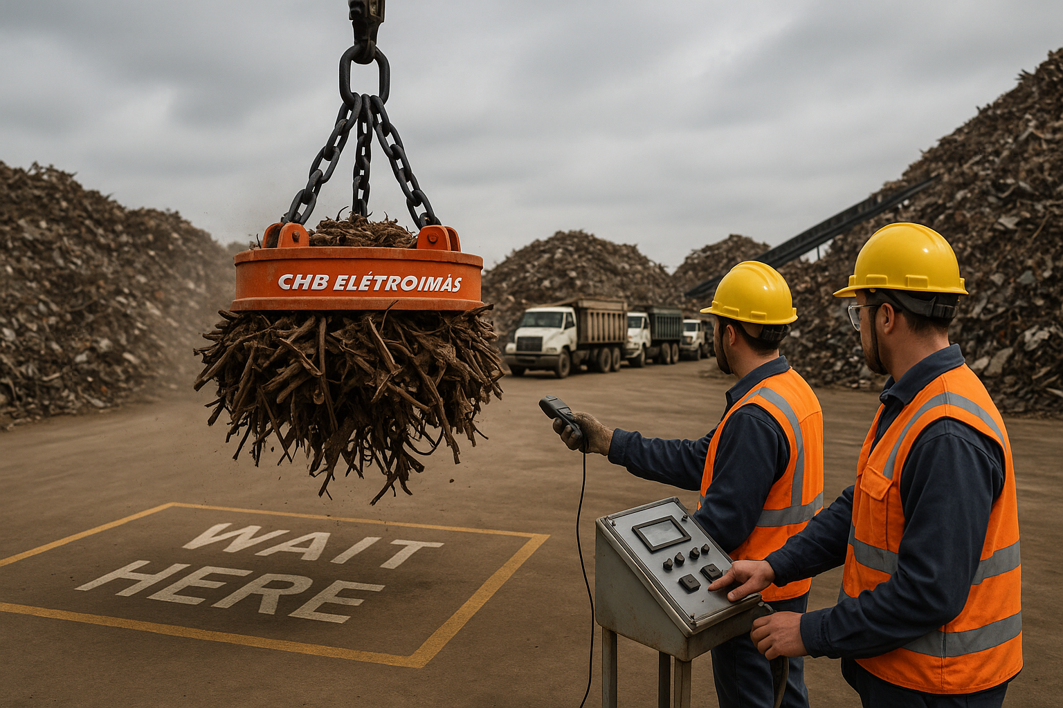Tempo de desmagnetização e produtividade do descarregamento