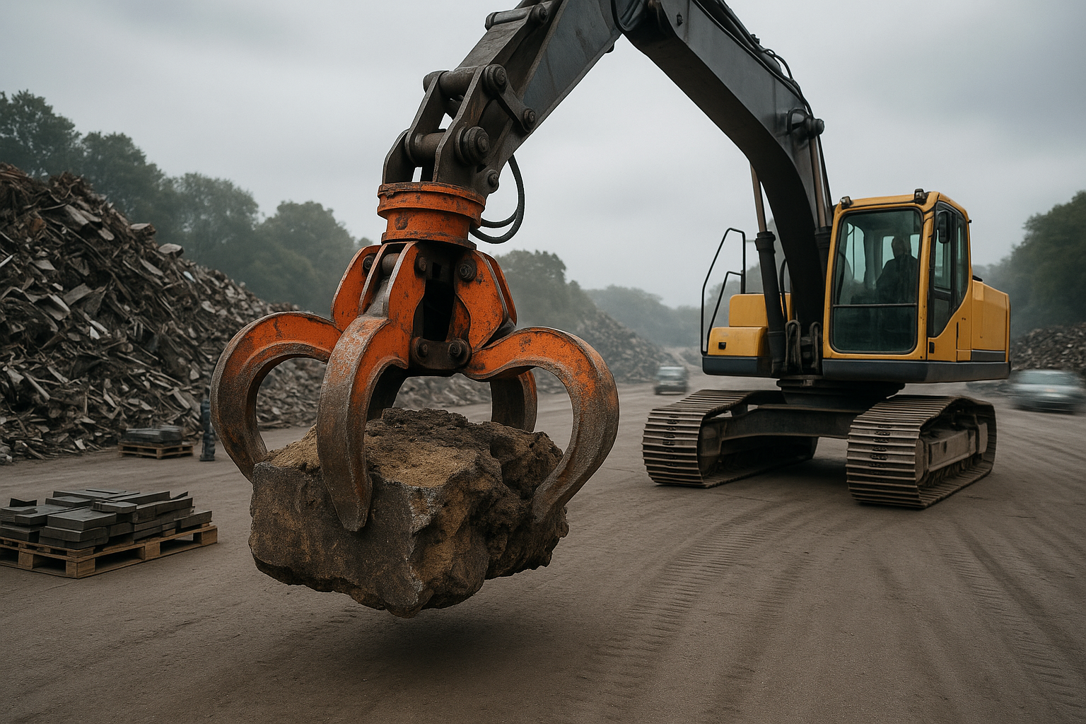 Como reduzir falhas por abrasão em pinças hidráulicas
