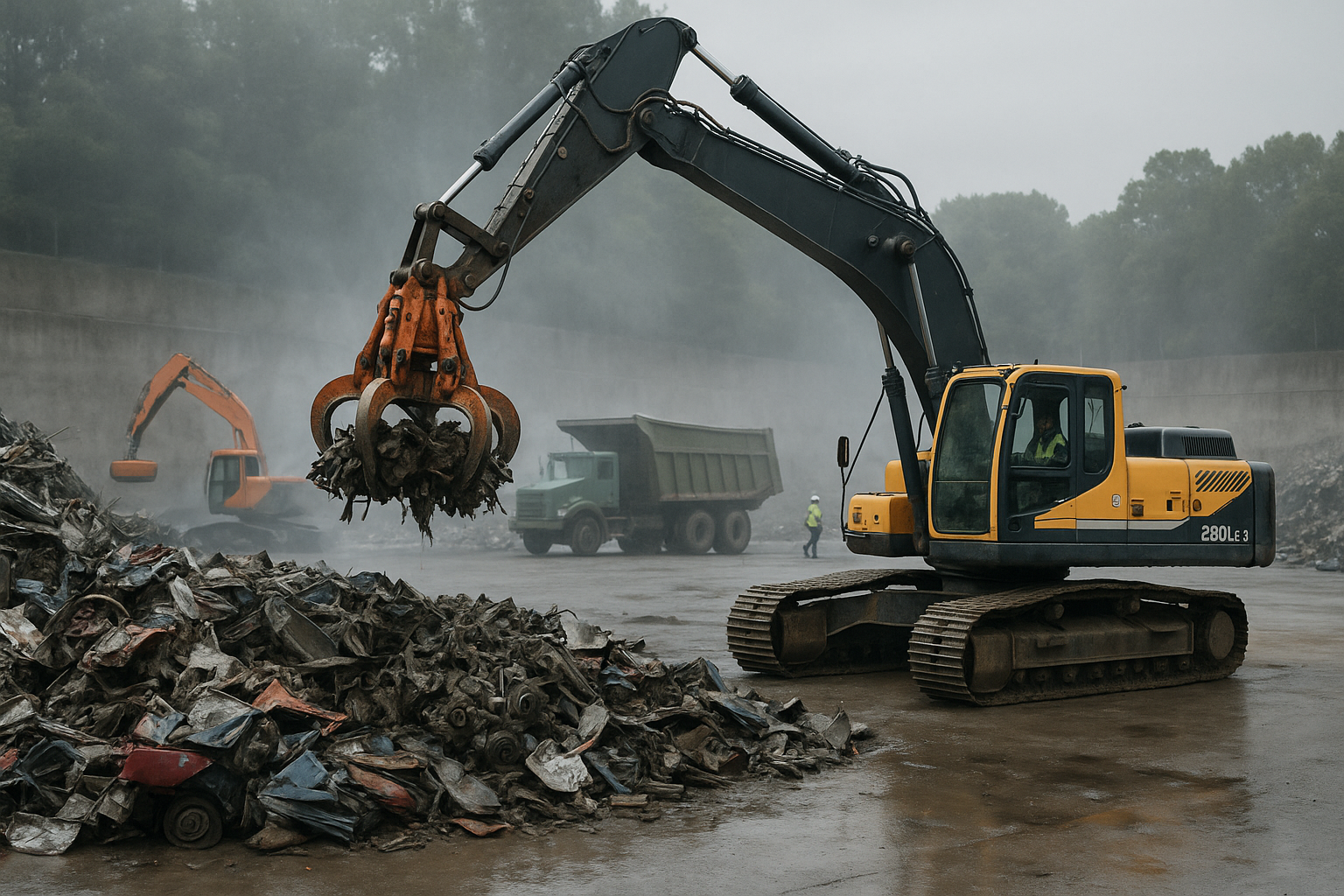 Escolha de triturador para sucata automotiva