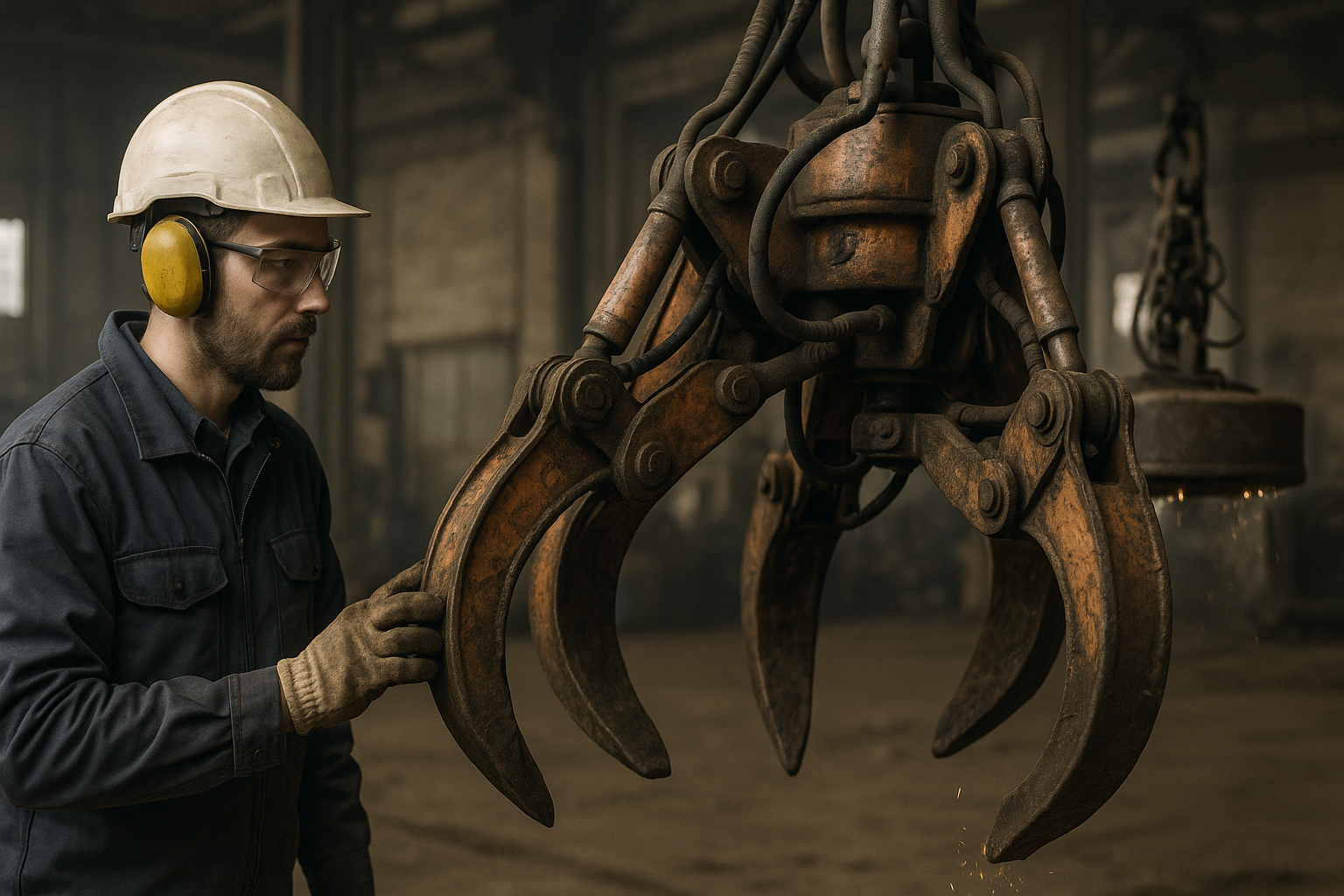 Manutenção preditiva em garras e eletroímãs