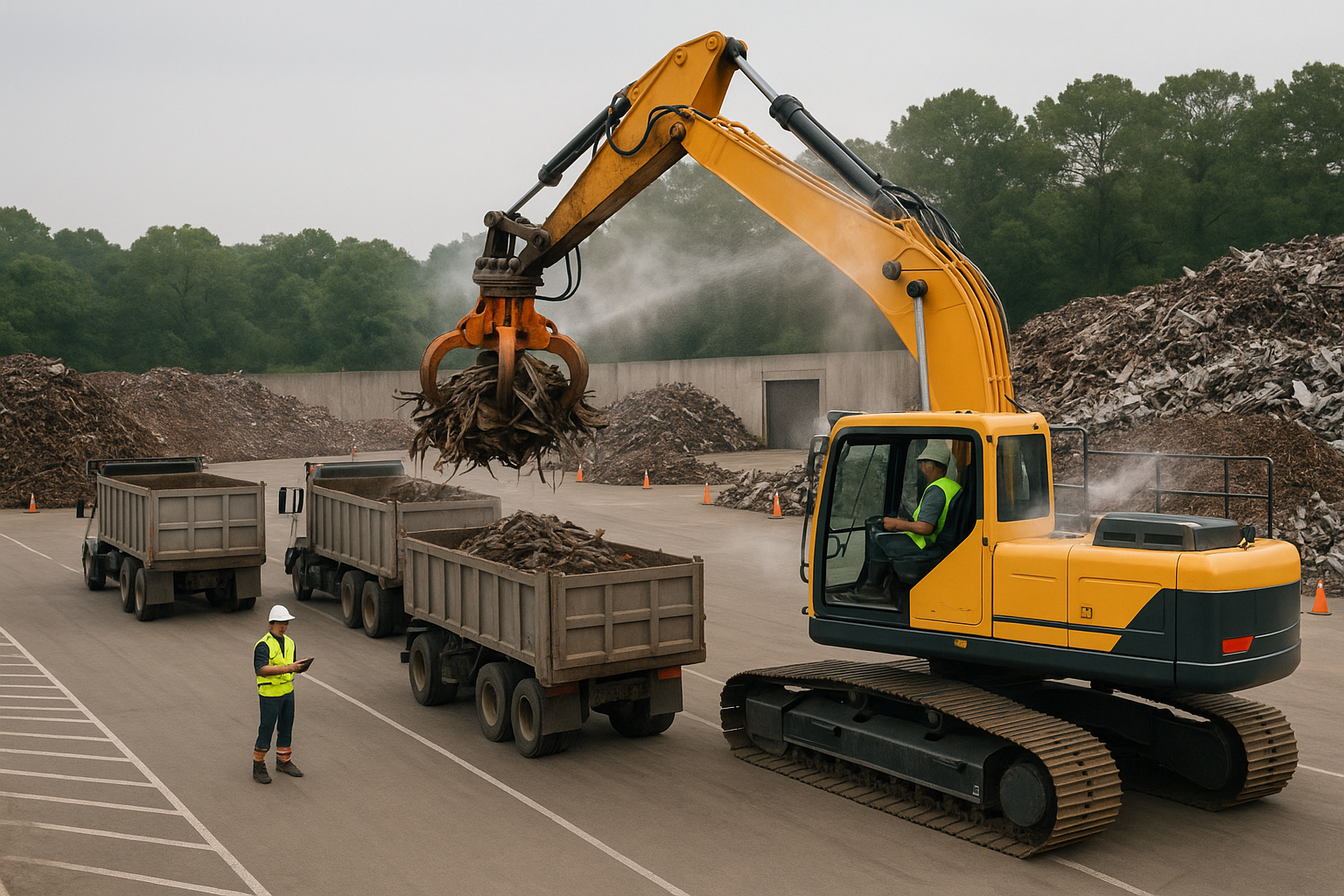 Sequenciamento de rotas de sucata para reduzir retorno vazio