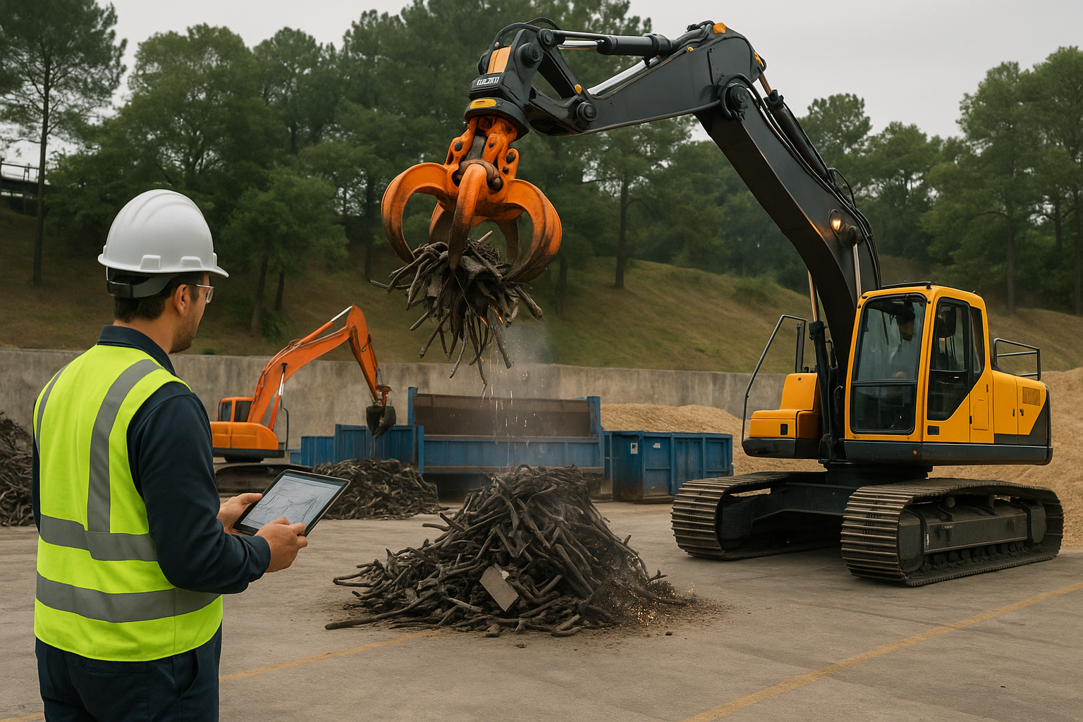 Ajuste de amortecimento em garras para reduzir impacto