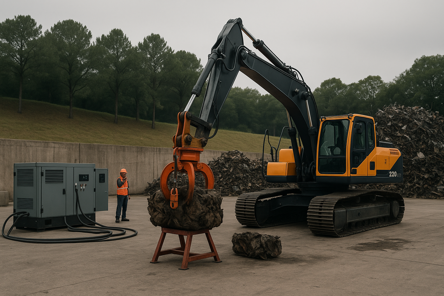 Queda de energia no pátio: plano de ação imediato