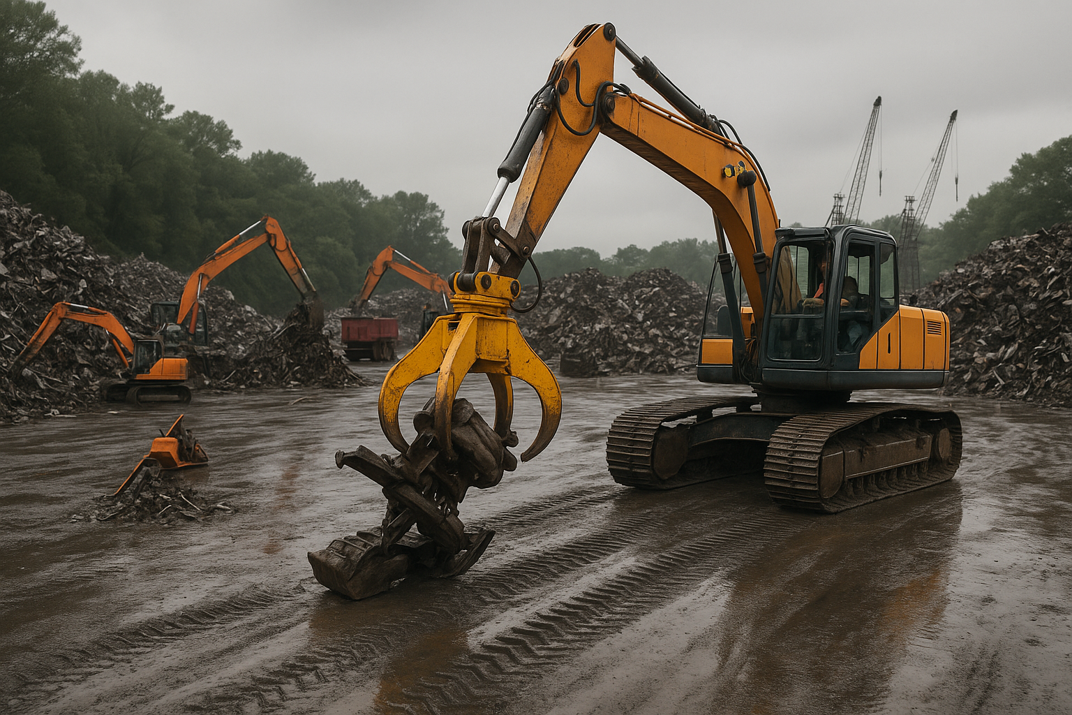 Escolha de pneus para reduzir derrapagem em pátios