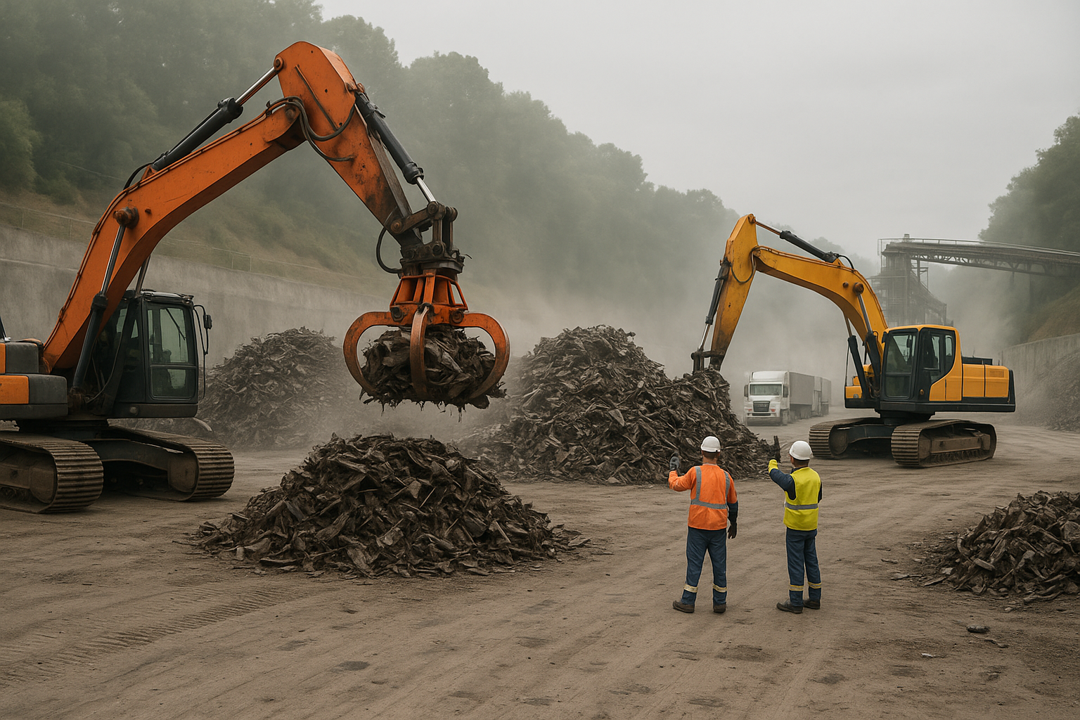 Sequenciamento de caminhões para reduzir ociosidade do triturador