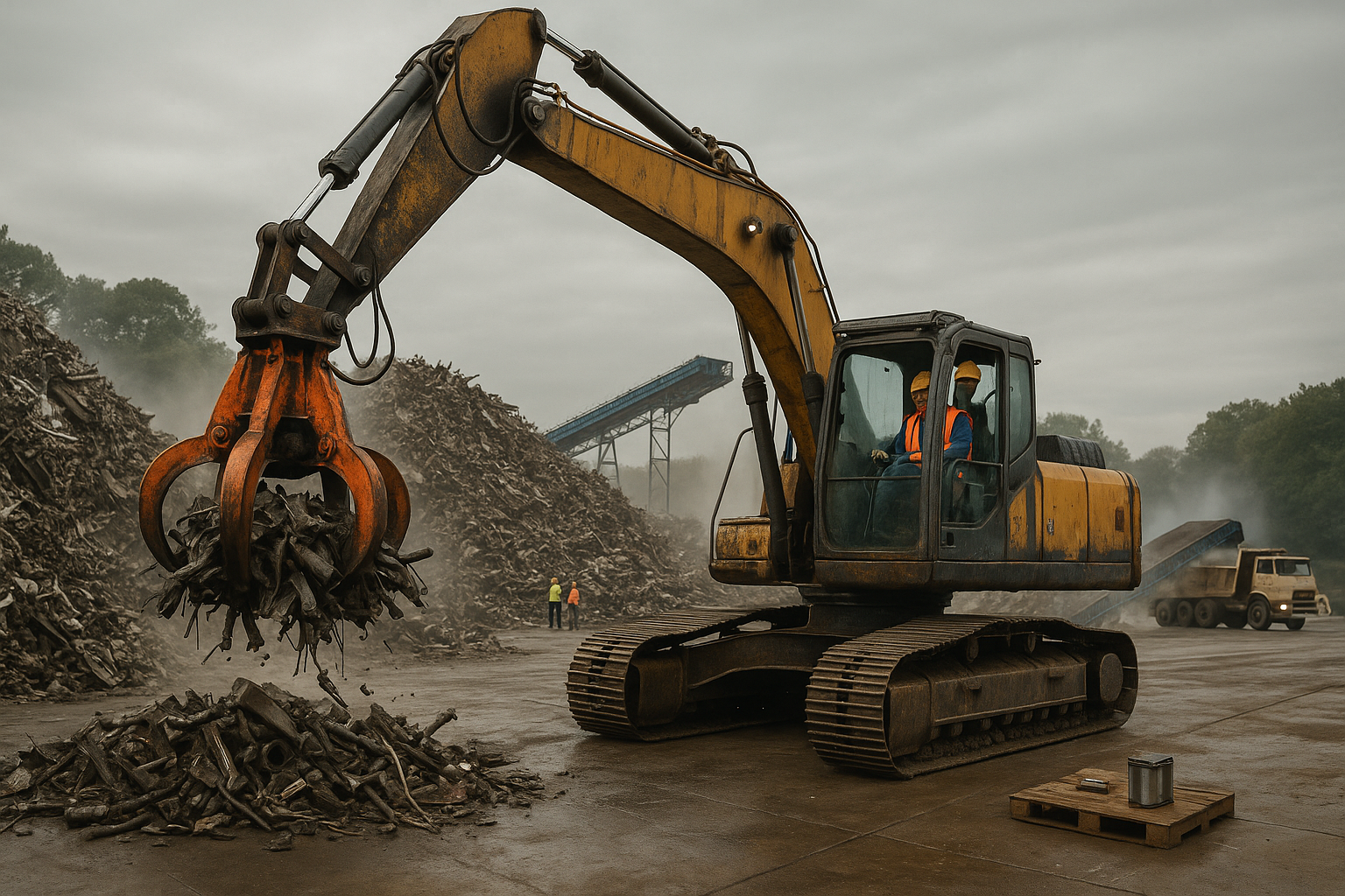 Dimensionamento de bomba hidráulica para pinça e tesoura
