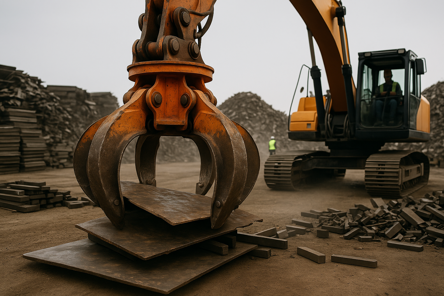 Critério de seleção de dentes para garras em sucata