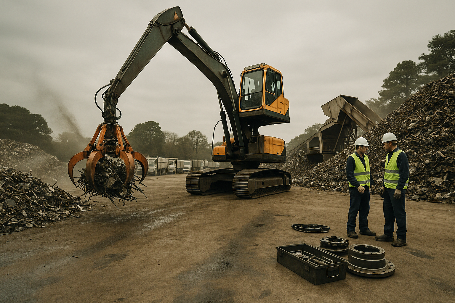 Manutenção por turno: reduzir paradas em pátios de sucata