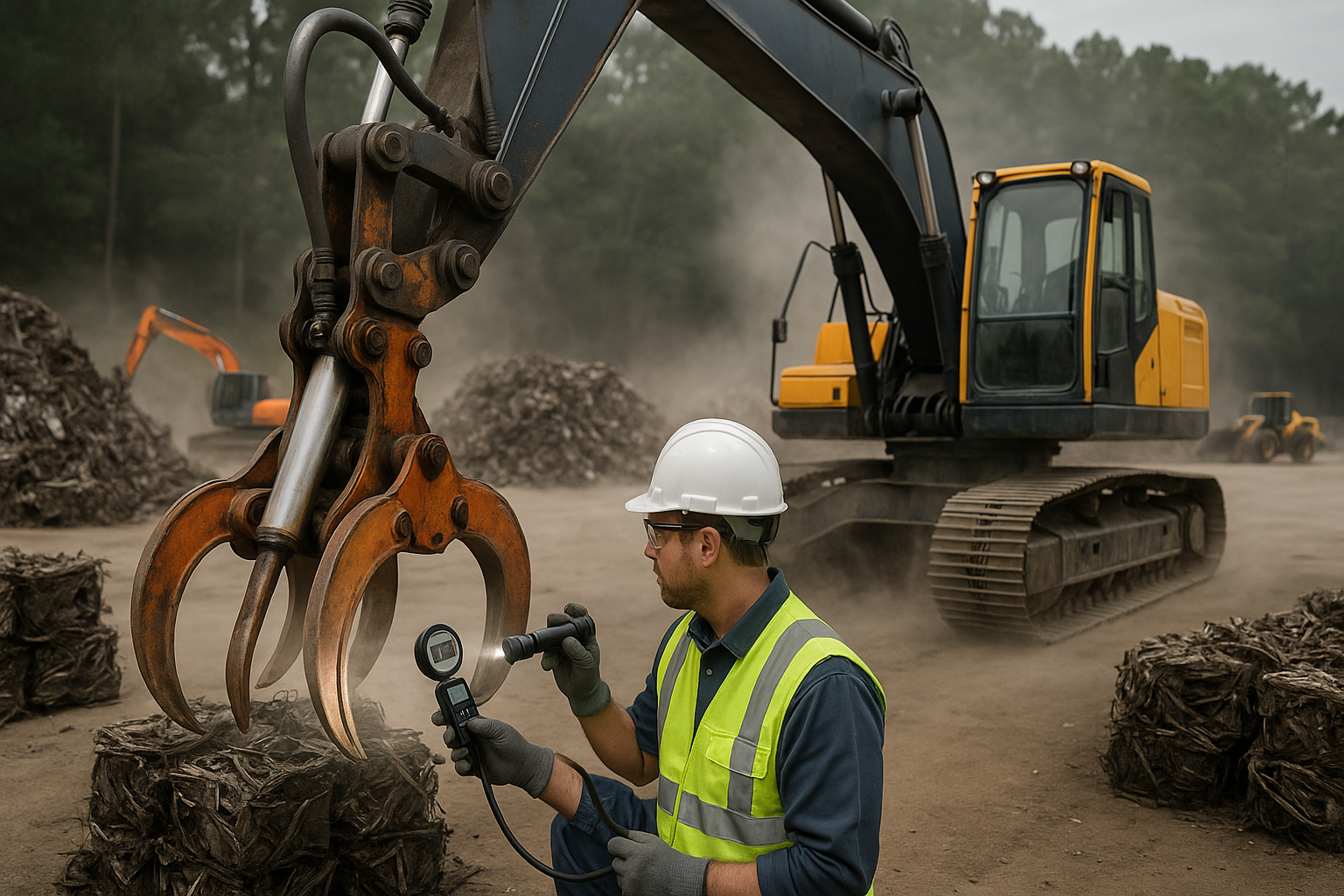 Quando substituir cilindros de pinça hidráulica