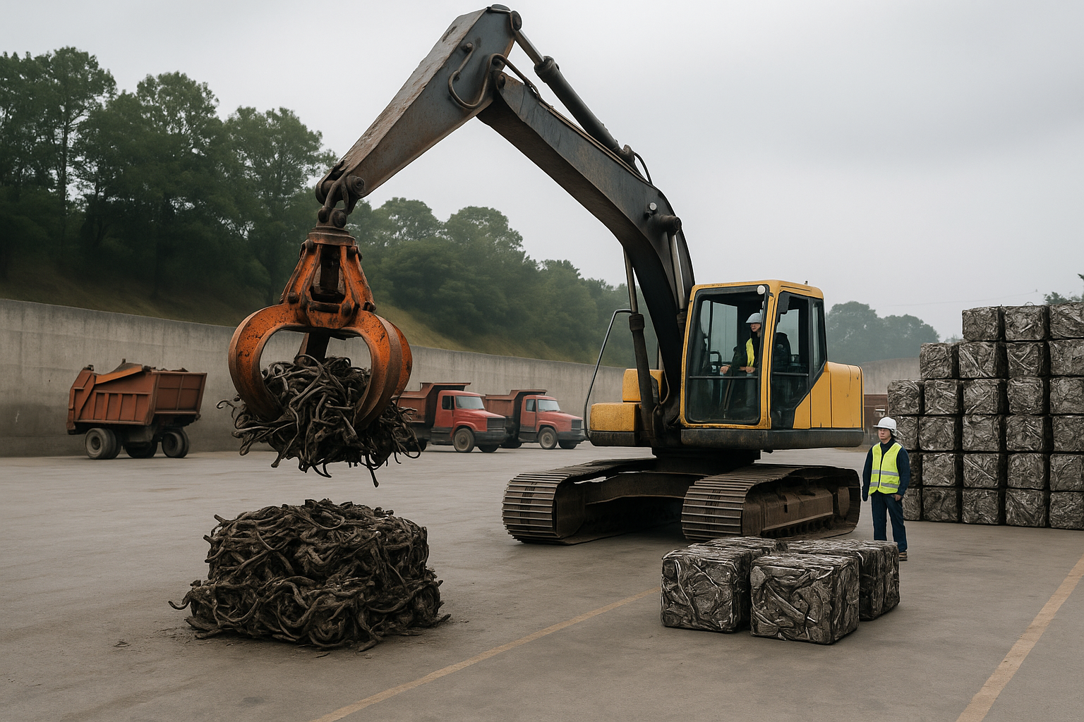 Fardos ou pilhas soltas: impacto no tempo de carregamento