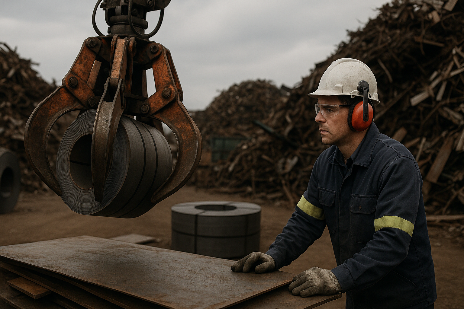 Indicadores operacionais para pátios de sucata