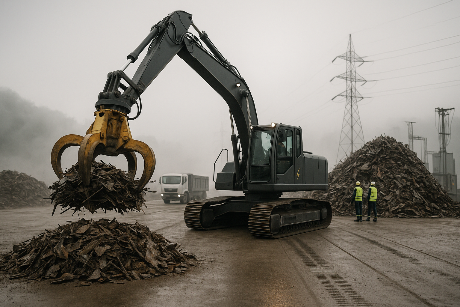 Quando migrar para escavadeiras elétricas no pátio