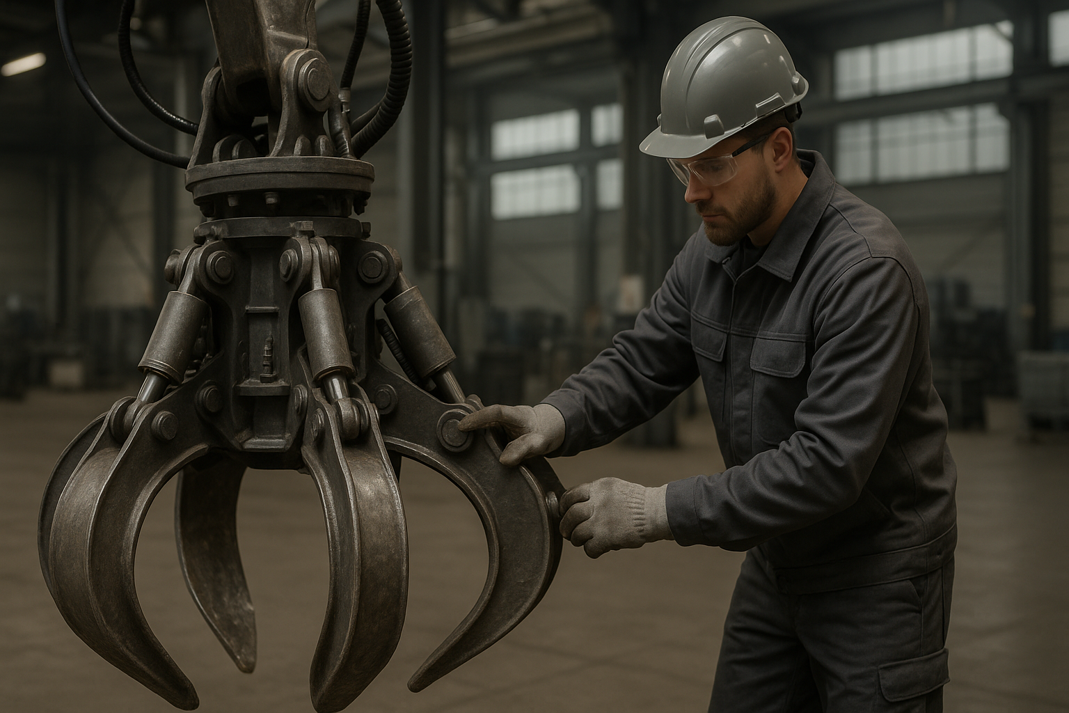 Vida útil e custos de pinças para sucata