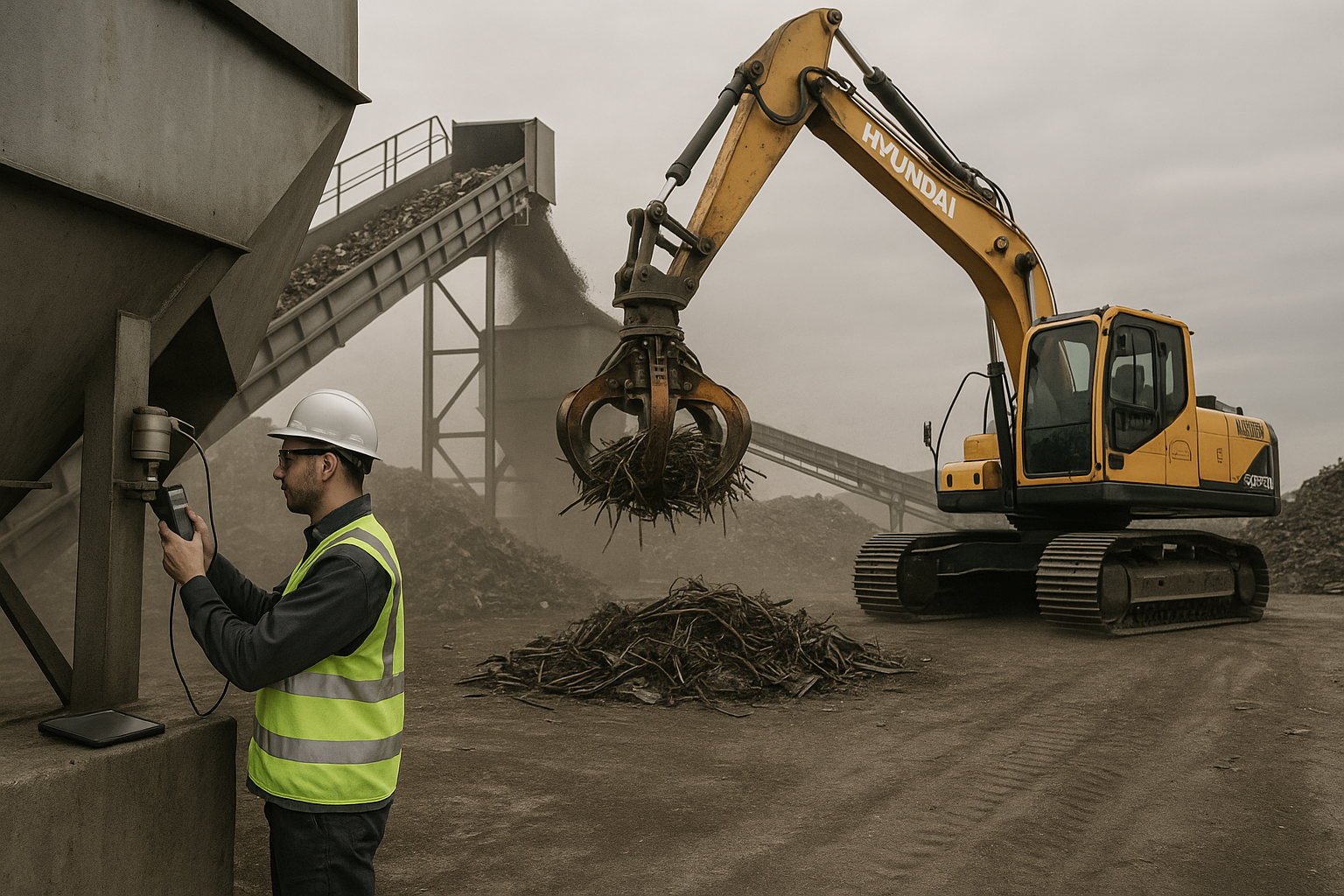 Calibração de sensores de nível em pátios evita entupimento